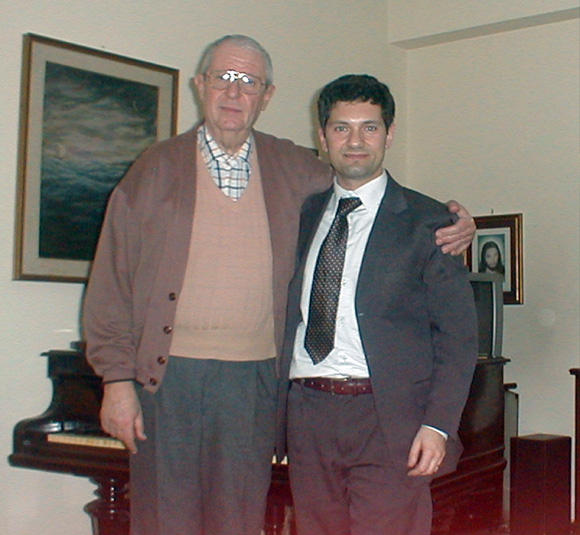Maurizio Brunetti nell'abitazione di Sergio Calligaris (Roma, 24 marzo 2006).