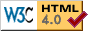Valid HTML 4.0 & CSS!